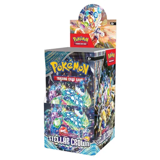 Pokémon Stellar Crown Half Booster Box (18 Packs)