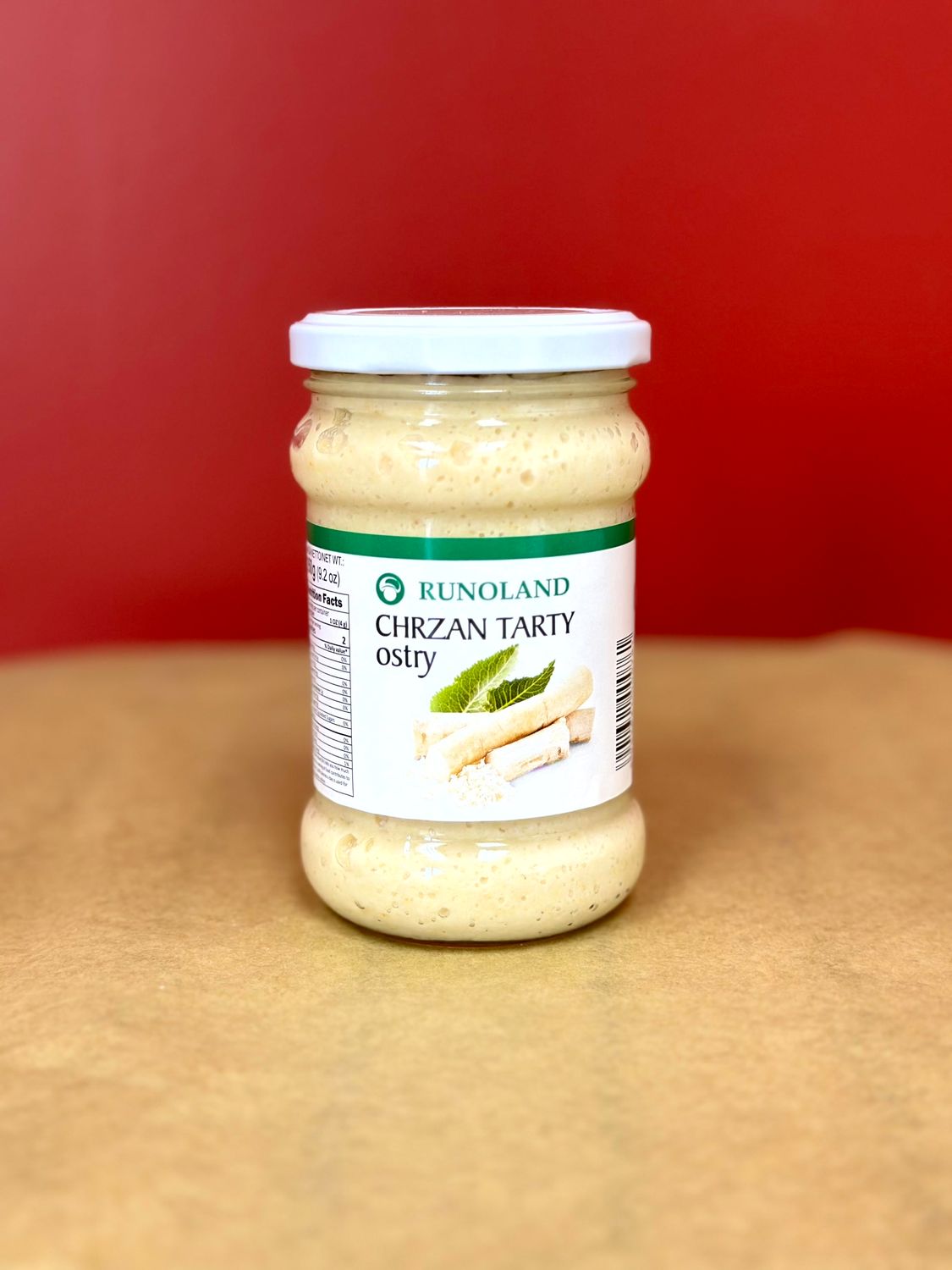Chrzan Tarty Ostry 280g - Spicy grared Horseradish