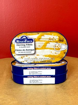 Herring Fillets In Mustard Sauce (200g)