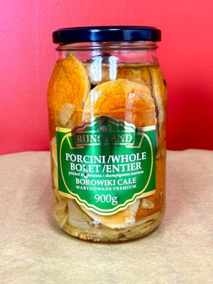 Runoland Porcini Bolet 900g  Pickled Porcini Bolet Mushroms