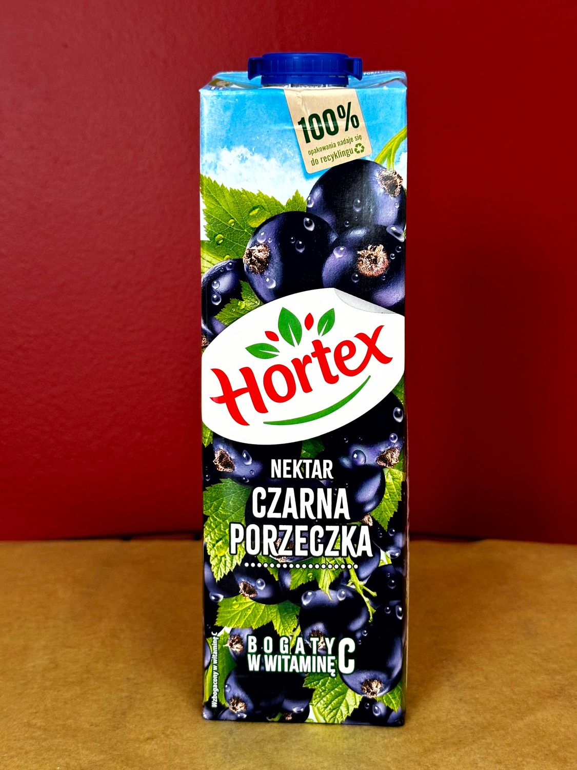 Hortex Nektar Czarna Porzeczka (Blackcurrant Juice) 2L