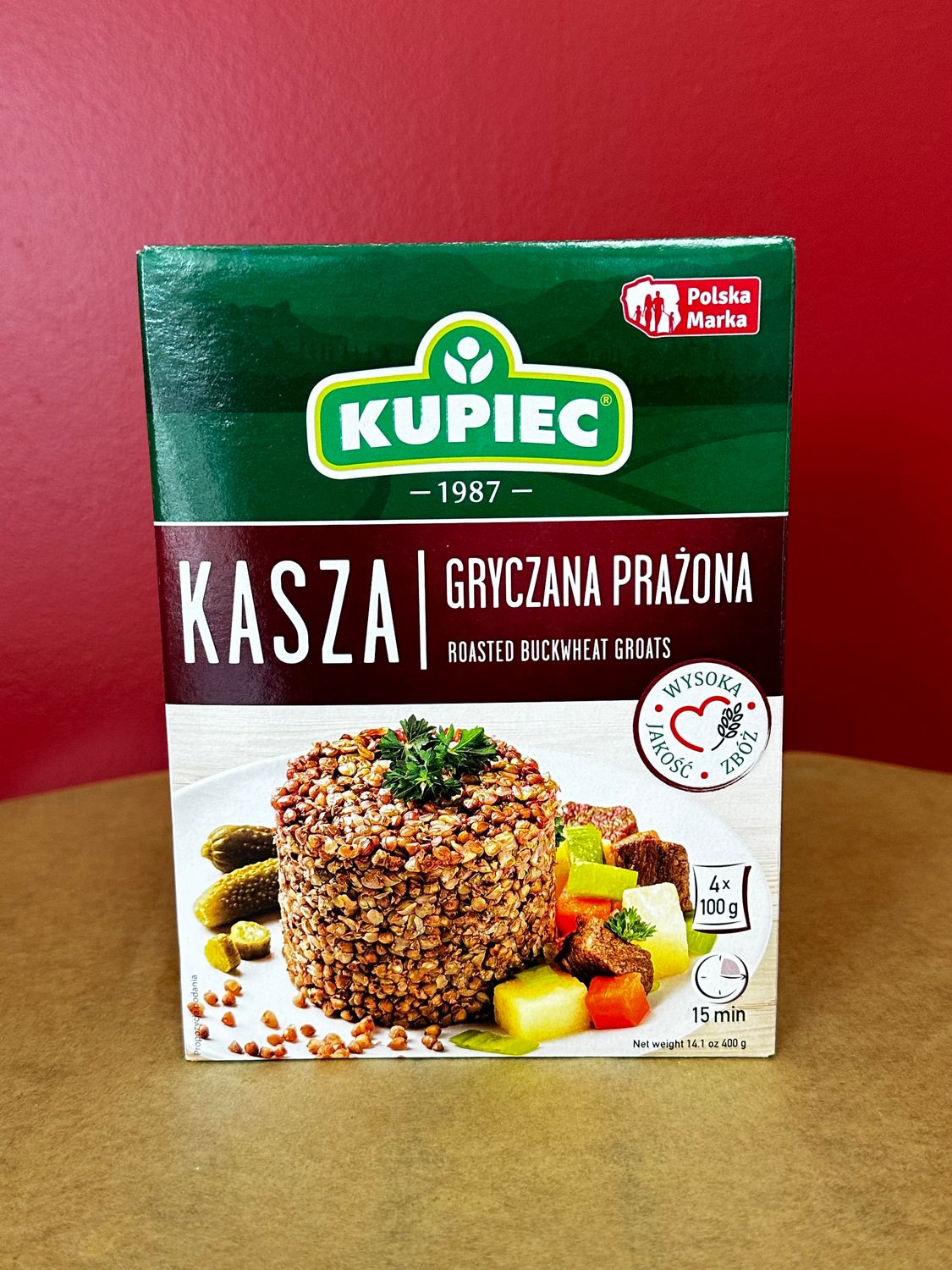 Kasza Gryczana Prazona (400g)  Roasted Buckwheat groats