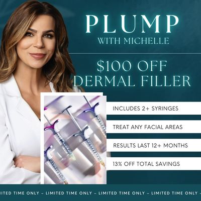 Plump With Michelle | Buy 2+ Syringes Filler, Get $100 OFF Each