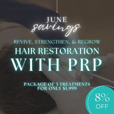 PRP Hair Restoration | Package of 3