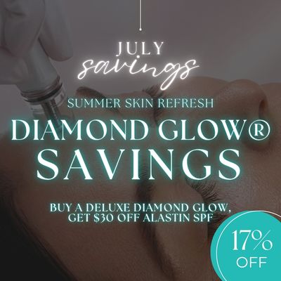 Diamond Glow® | Buy 1 Deluxe Treatment &amp; Get $30 OFF Alastin Sunscreen