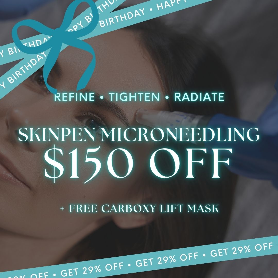 Birthday Glow | $150 OFF SkinPen Microneedling + FREE Carboxy Lift Mask