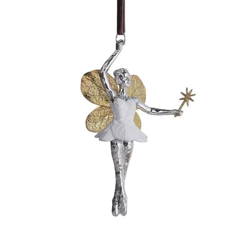 Botanical Leaf Fairy Ornament