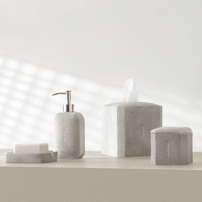 Shagreen Bath Accessories Grey