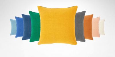 Pigment Decorative Pillow 22x22 by Iosis - Yves Delorme