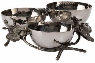 Black Orchid Triple Nut Dish