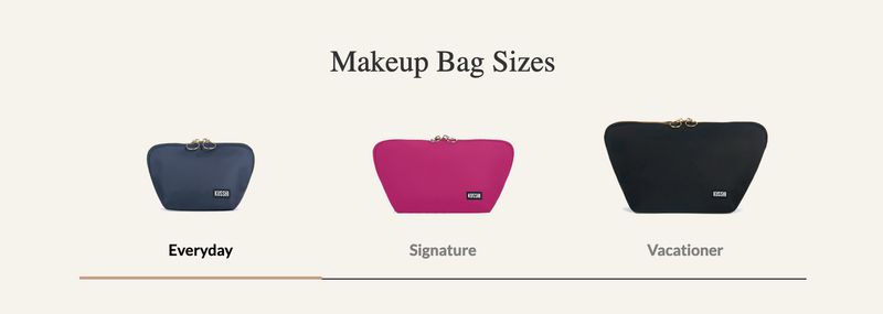 Washable Makeup Bag Collection