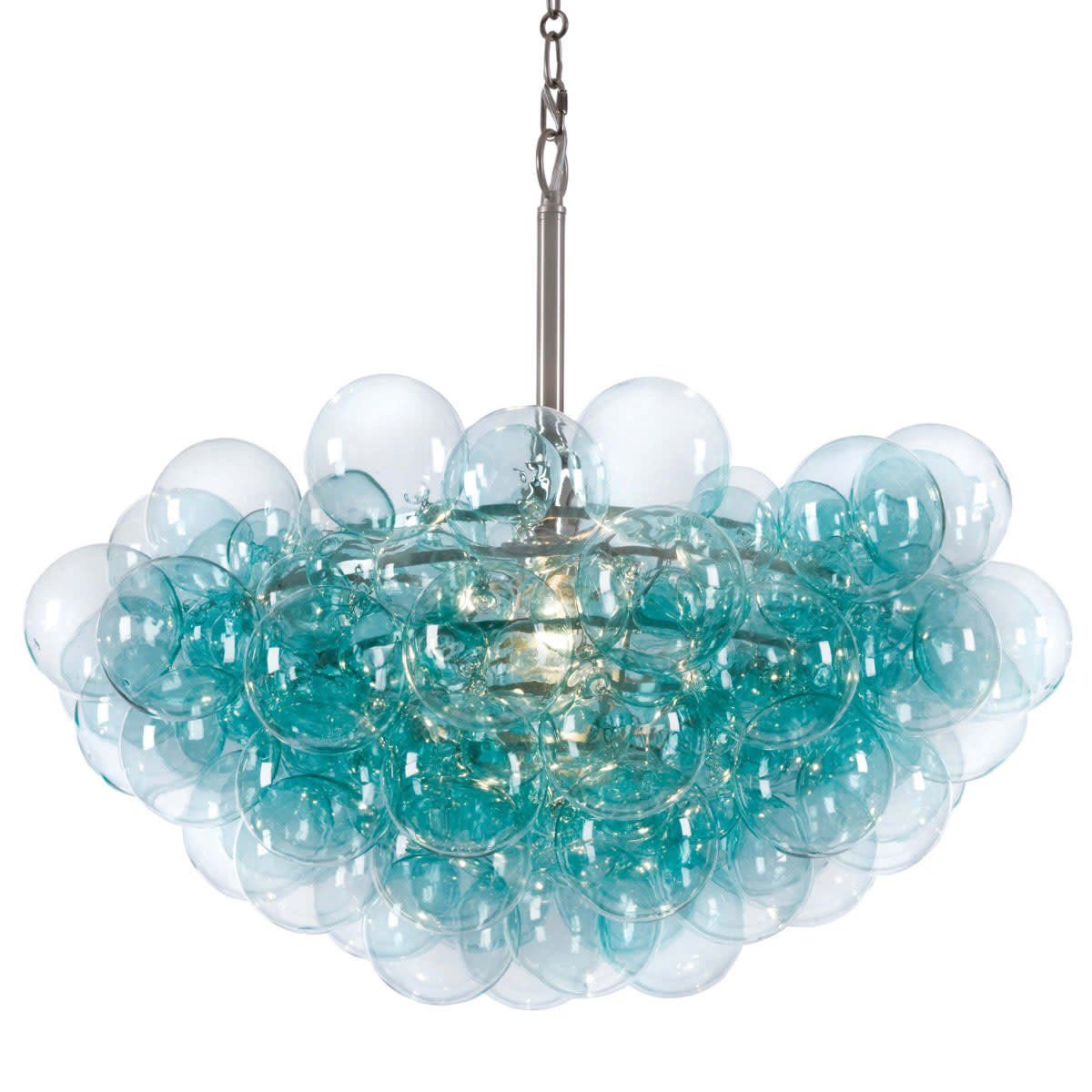 Aqua Bubbles Chandelier