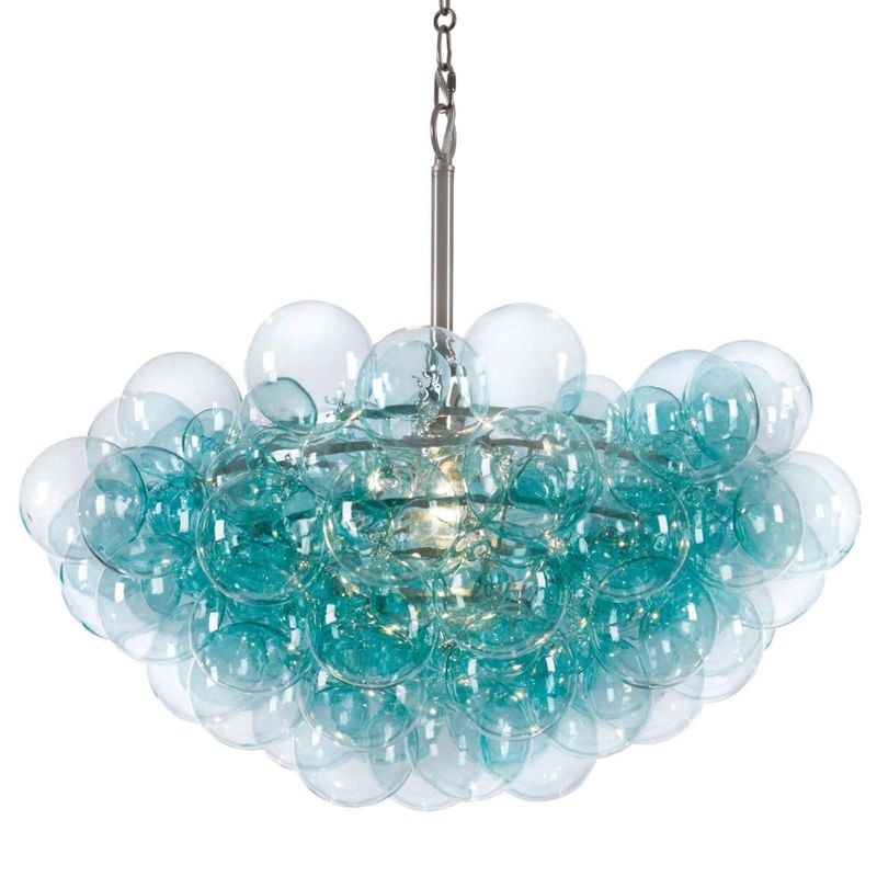 Aqua Bubbles Chandelier