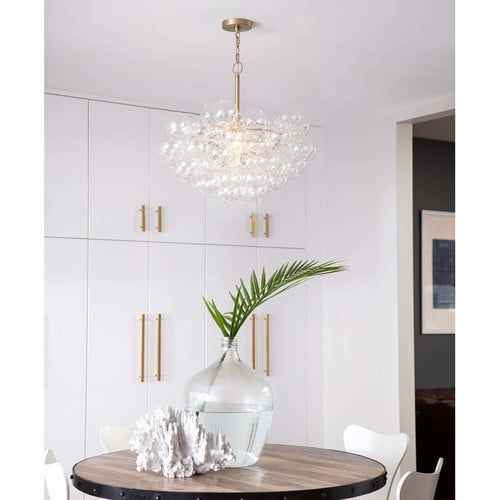Aqua Bubbles Chandelier