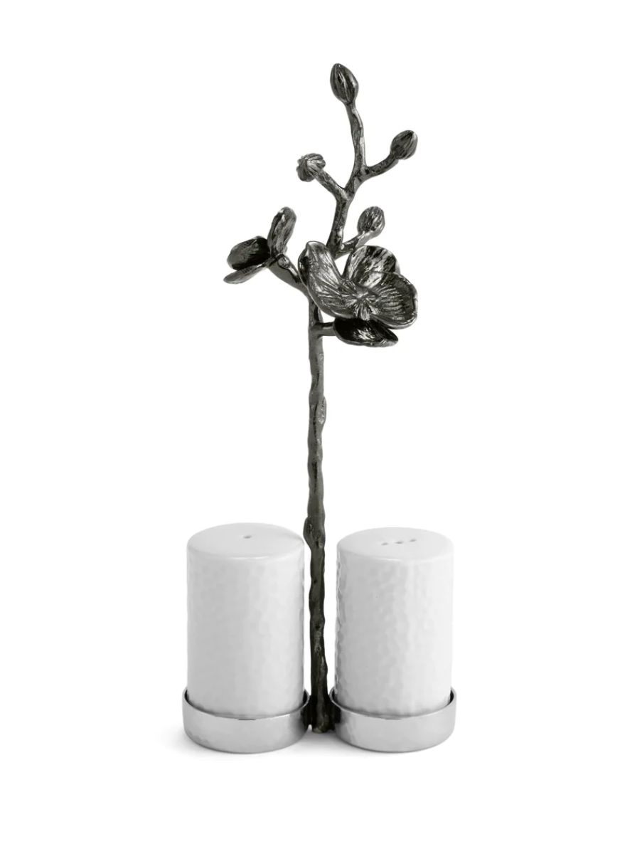 Black Orchid Salt and Pepper - Ceramic