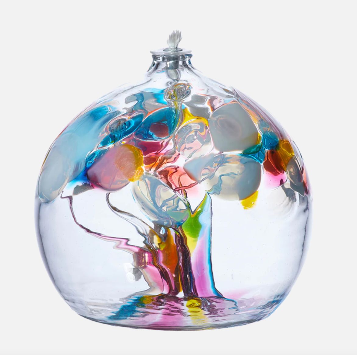 6&quot; Oil Lamp - Tree of Enchantment - Memories