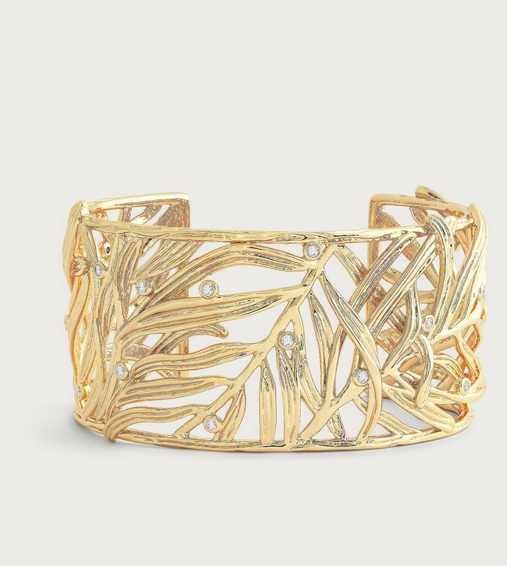 Palm Leaves Cuff
