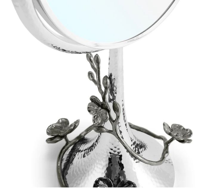 Black Orchid Vanity Mirror