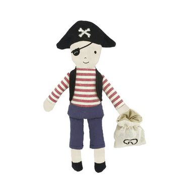 Tooth Mate Pirate Tooth Fairy Doll w Pouch