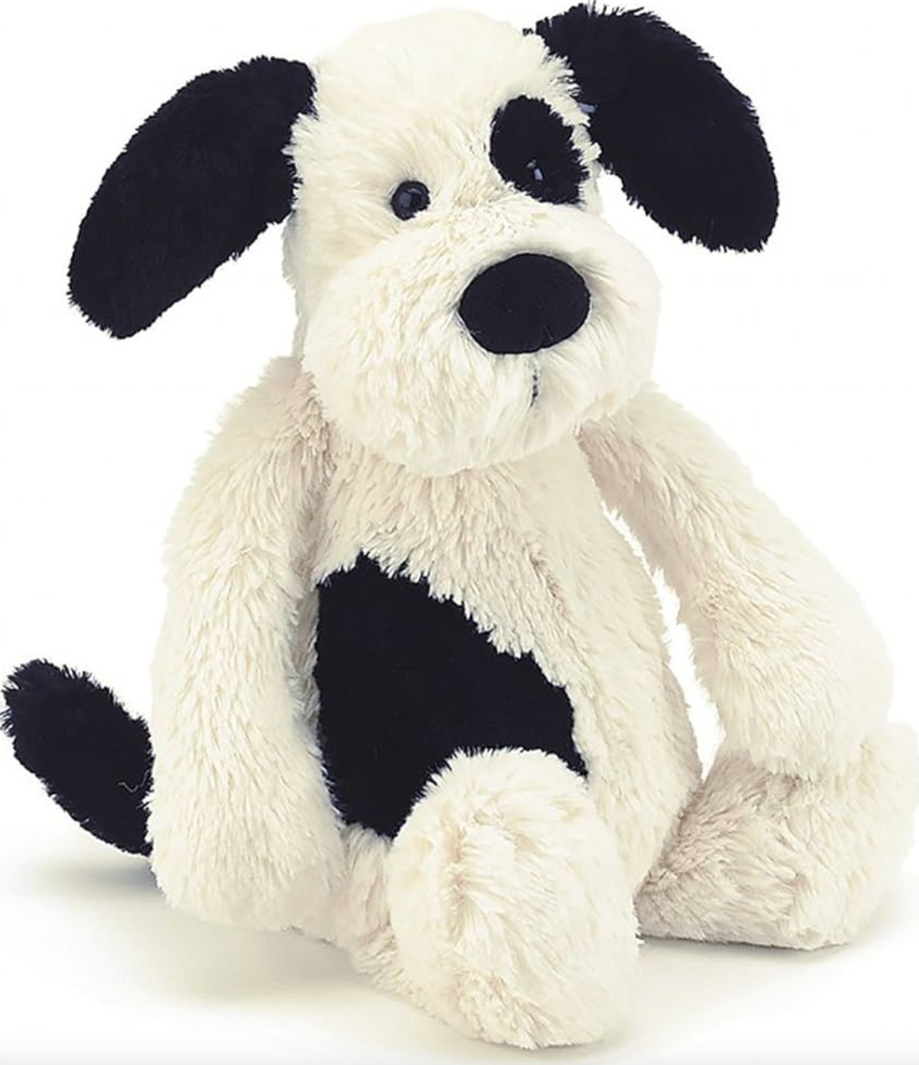 Bashful Black &amp; Cream Puppy Huge
