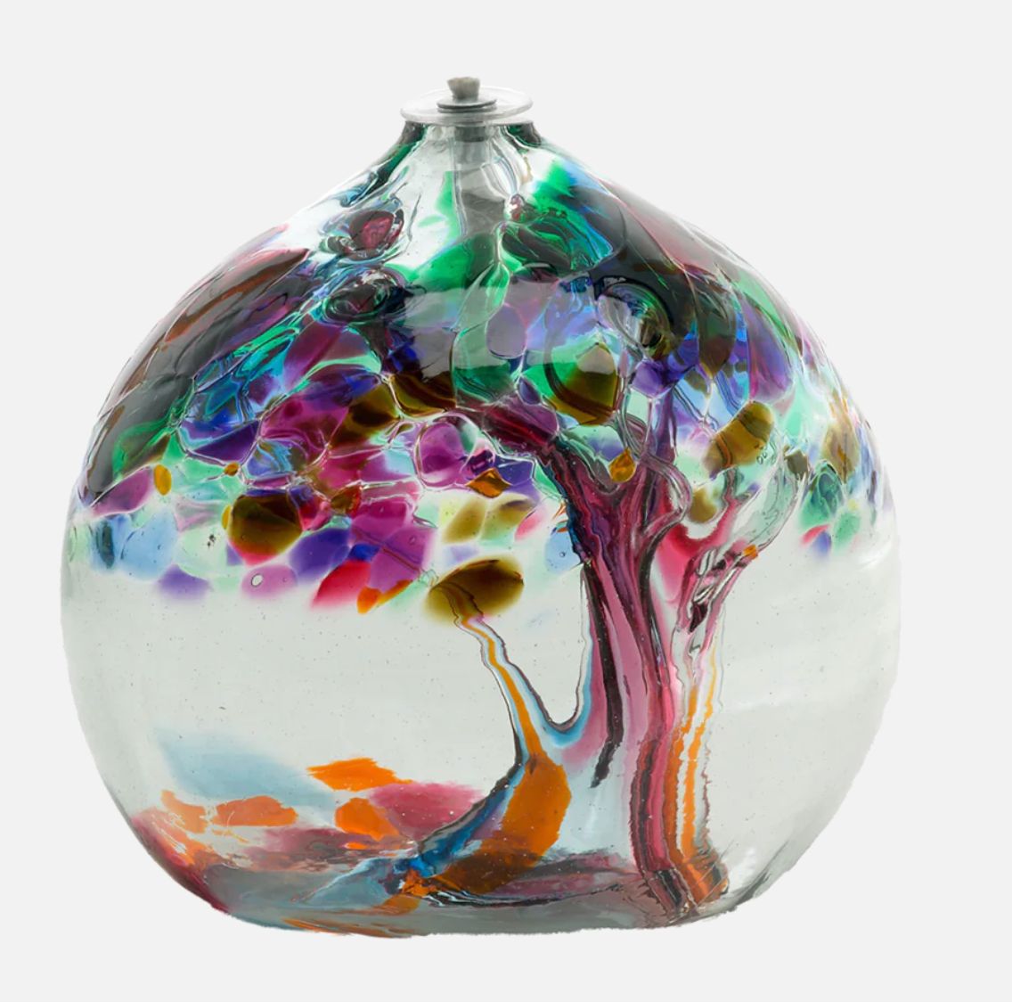 6&quot; Oil Lamp - Tree of Enchantment - Friendship