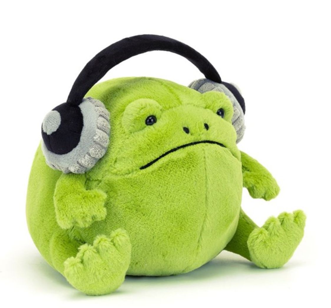 Ricky Rain Frog Headphones