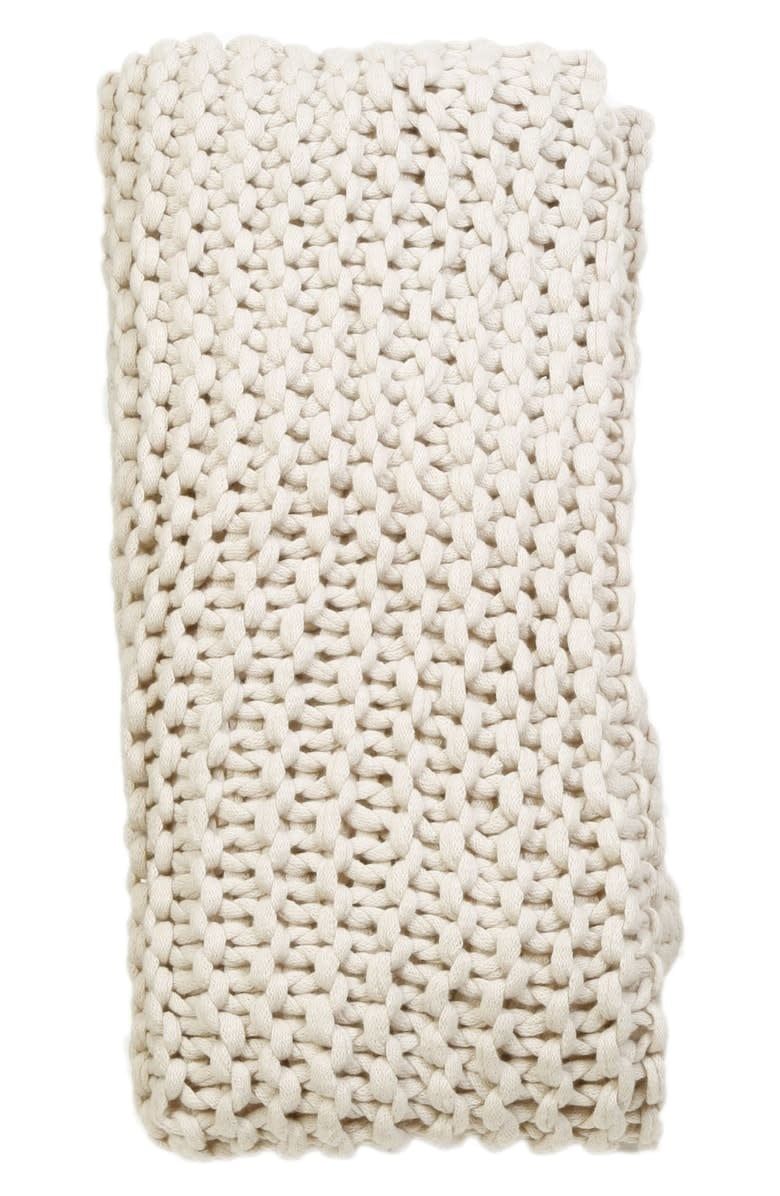 Finn Throw by Pom Pom at Home, Color: Antique White