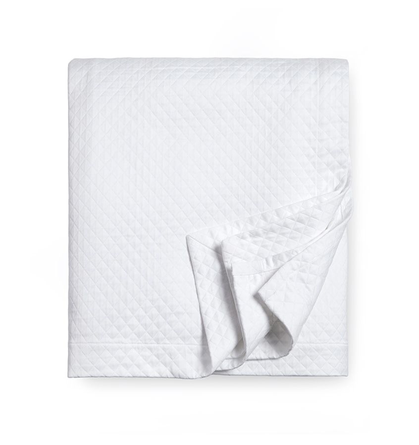 Bari Coverlets and Shams by Sferra, Color: White, Size: Boudoir Sham