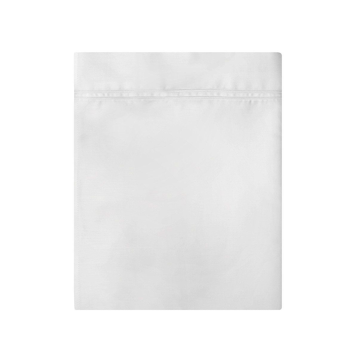 Triomphe Flat Sheet, Color: Blanc (White), Size: Twin