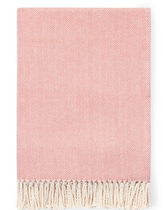 Celine Throw 100% Cotton 51x70, Color: Salmon