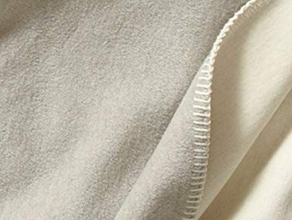 Alta Cotton Blanket by Peacock Alley, Color: Pearl, Size: Queen