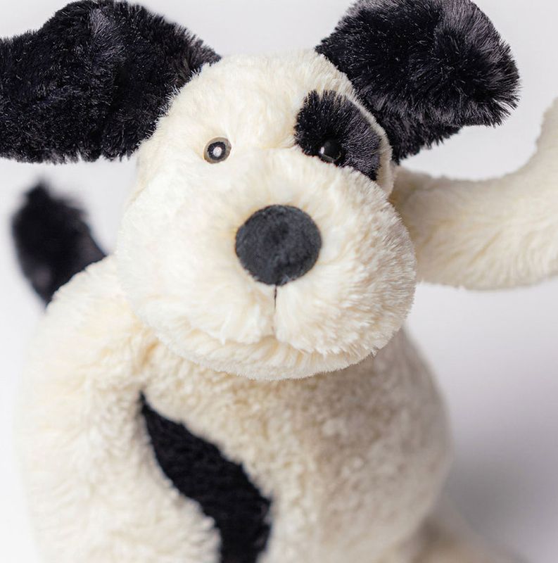 Bashful Black &amp; Cream Puppy - Rufferty Original