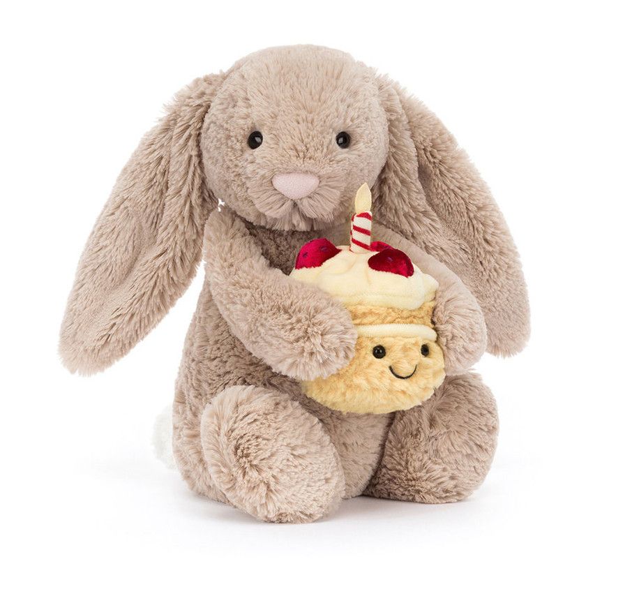 Bashful Beige Bunny Birthday