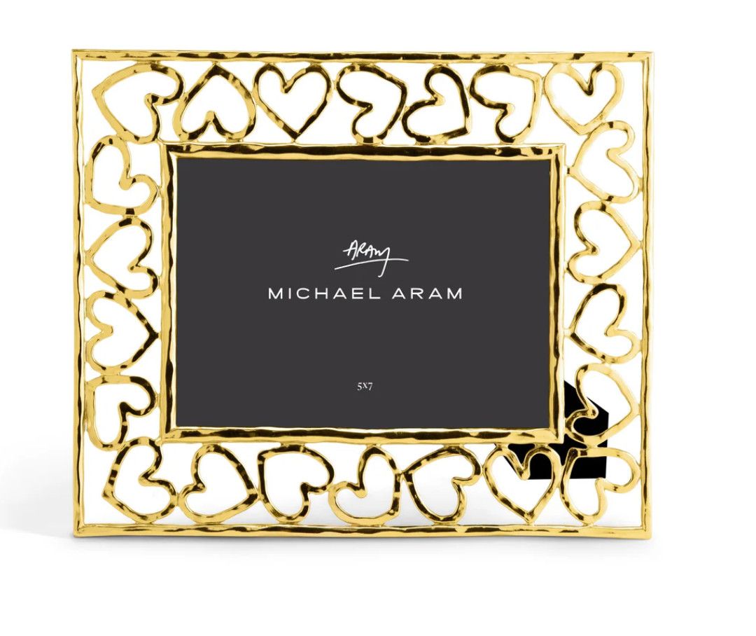 Heart Frame Gold 5x7