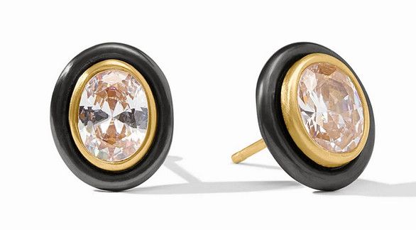 Tribeca Stud Earrings - CZ