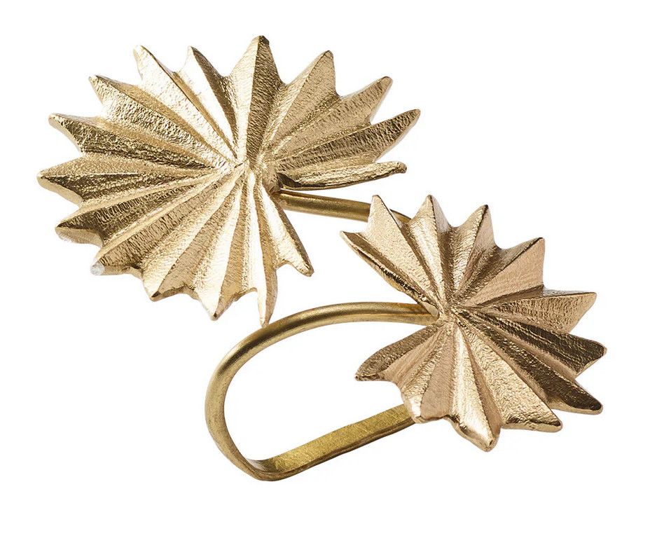 Palmera Gold Napkin Ring