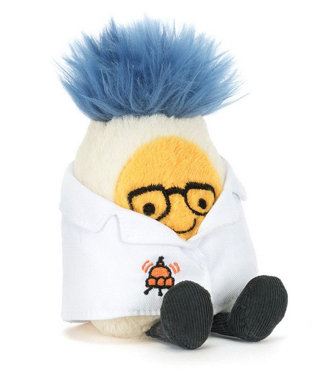 Amuseables Boiled Egg Scientist Outfit