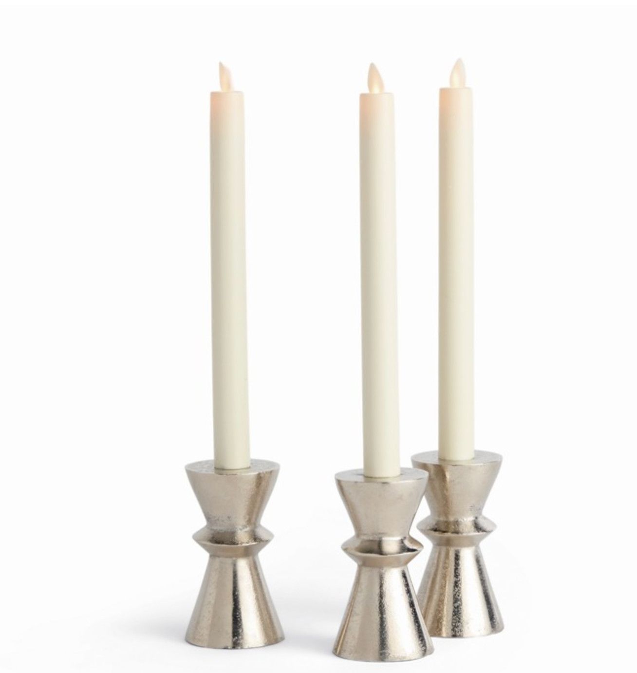 WELLS TAPER HOLDER  - Silver