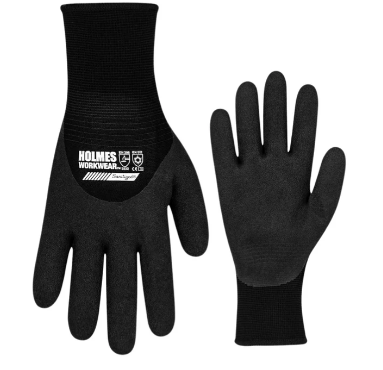 Holmes Workwear Winter Work Gloves 5PK M