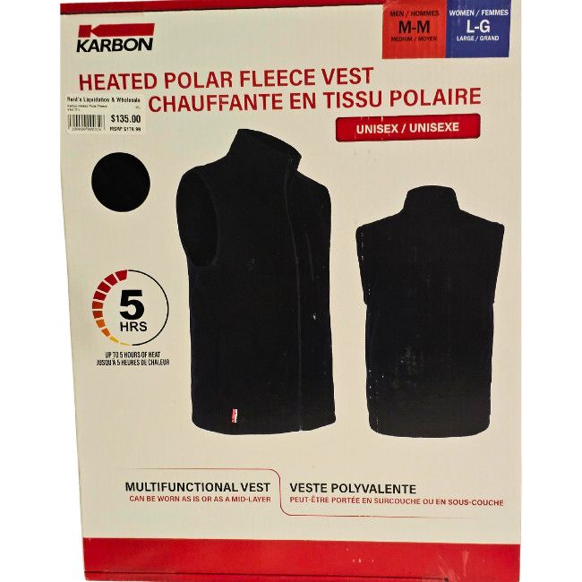 Karbon Heated Polar Fleece Vest