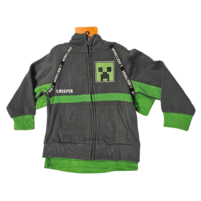 Minecraft Creeper Zipper Hoodie and T Shirt 3