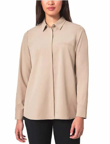 Modern Travel Shirt, Color: Tan, Size: M