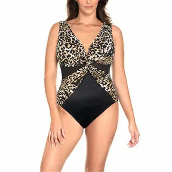 Miradonna Swimsuit Leopard 12