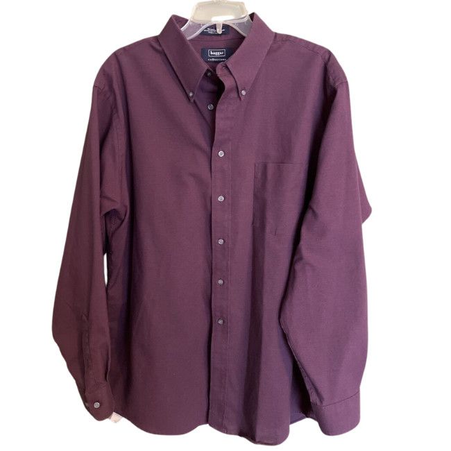 Nautica LS Shirt Plum 17.5 34/25
