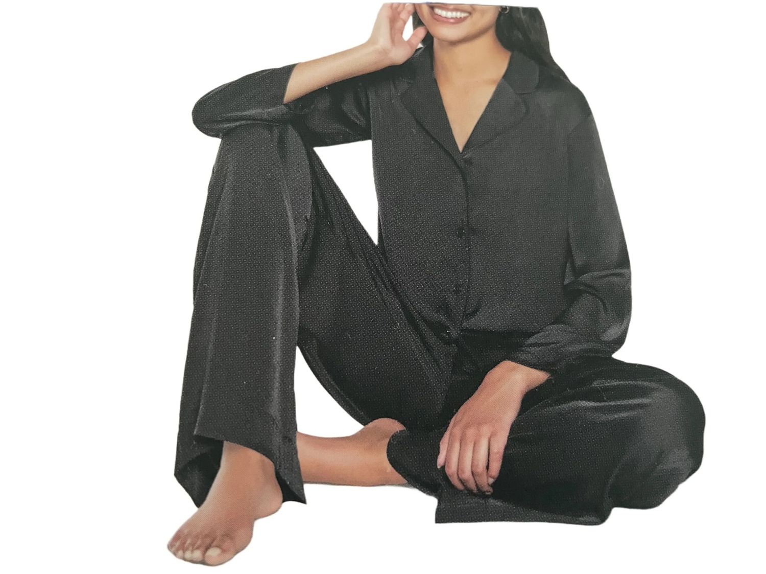 Banana Republic 2PC Satin Pajama Set Ladies XL