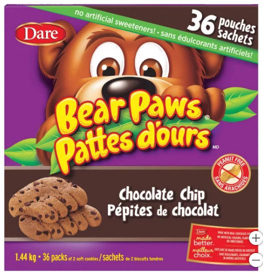 Dare Bear Paws 36 PK