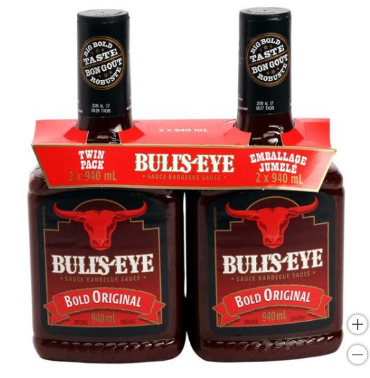Bull&#39;s-Eye BBQ Sauce 2PK