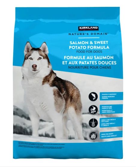 KS Dog Food Salmon &amp; Sweet Potato