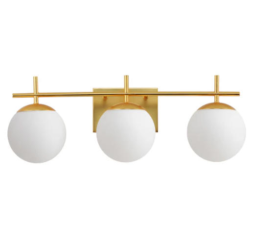 Maxim Gold Vanity Lights
