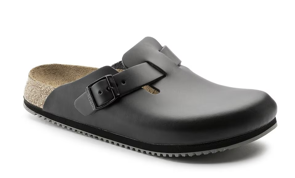 Birkenstock Boston Leather Clog Black